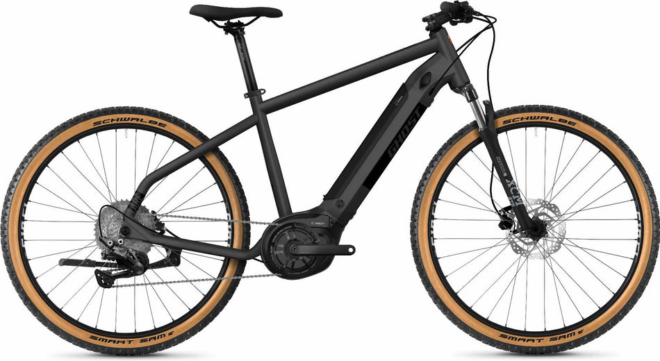 Ghost E-Square Cross Essential Y 500 Wh E-Bike Herren 27,5" dark silver/black