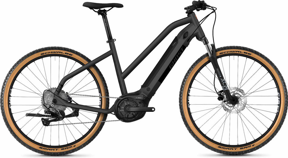 Ghost E-Square Cross Essential Y 500 Wh E-Bike Trapez 27,5" dark silver/black