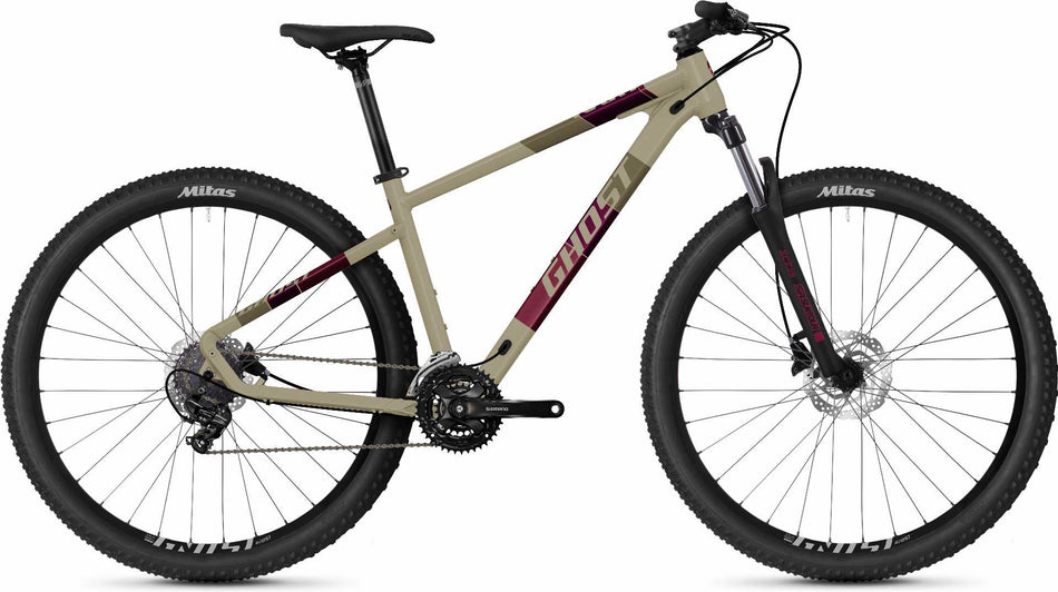 Ghost Kato Base MTB-Hardtail 29" dust /black berry