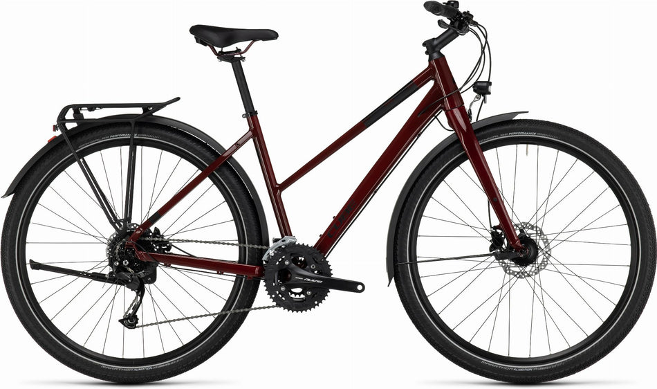 Cube Travel Trekkingrad Trapeze 28" mirrorred´n´black