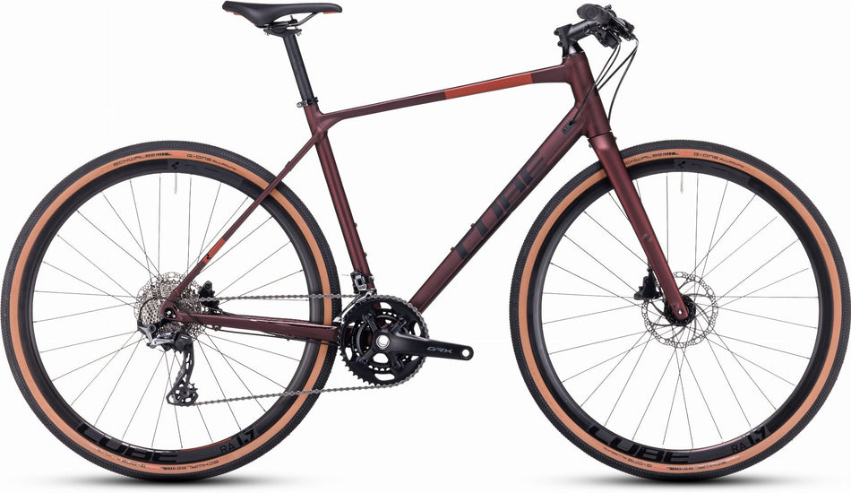 Cube Nulane Race Fitnessbike Diamant 28" rubyred´n´black