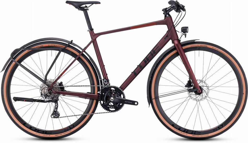 Cube Nulane Race FE Fitnessbike Diamant 28" rubyred´n´black
