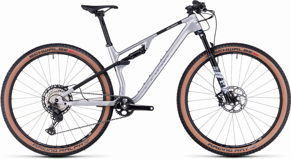 Cube AMS Zero99 C:68X Race MTB-Fully 29" silver´n´black