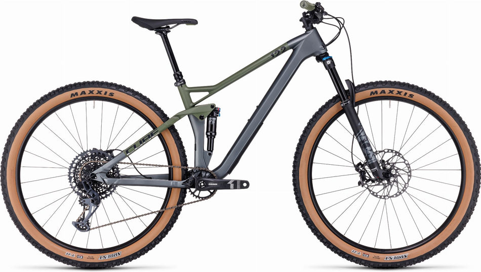 Cube Stereo One22 HPC TM MTB-Fully 29" flashgrey´n´olive