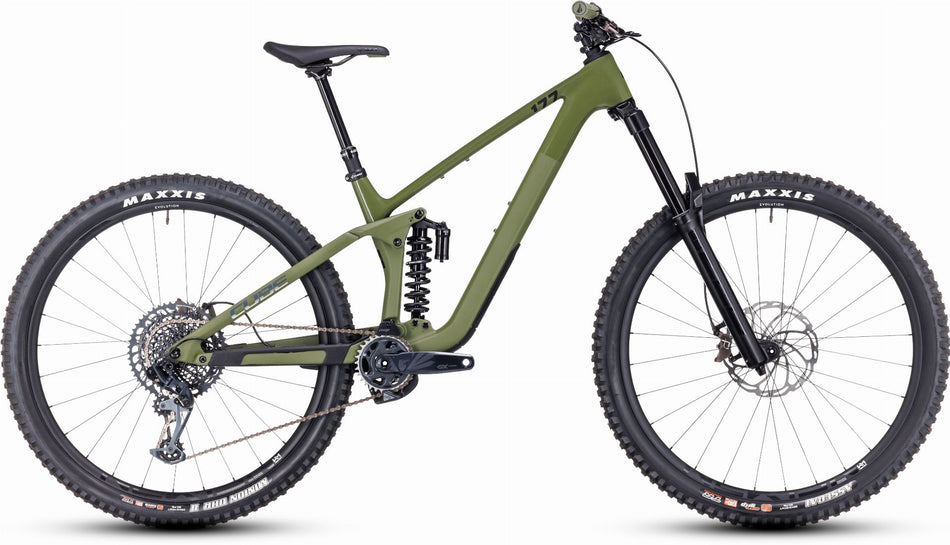 Cube Stereo One77 C:68X TM MTB-Fully 29" olive´n´chrome