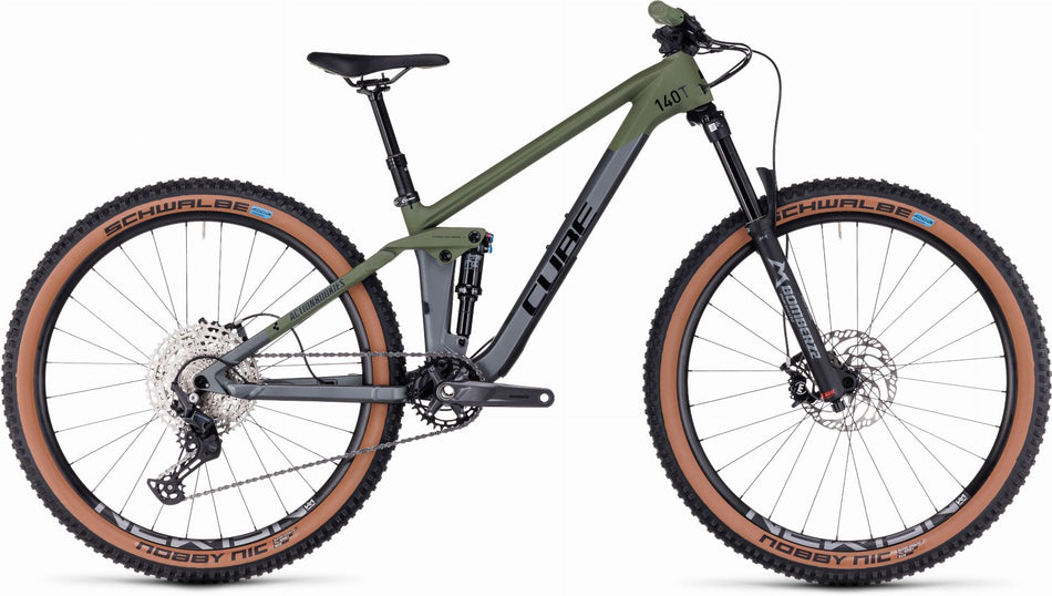 Cube Stereo 140 HPC Rookie MTB-Fully 27,5" flashgrey´n´olive