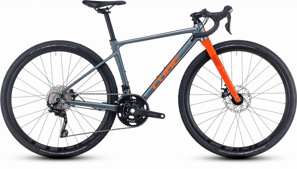 Cube Nuroad Rookie Gravelbike Diamant 27,5" smokeyfir´n´orange 46 cm/XXS