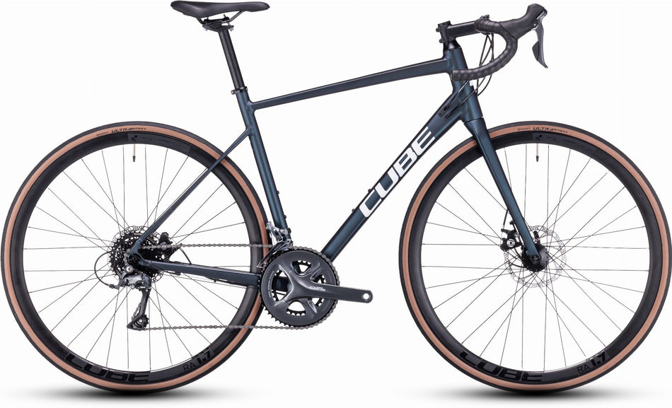 Cube Attain Rennrad Diamant 28" deepblue´n´white