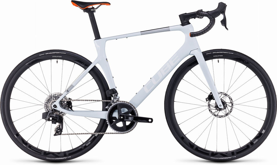 Cube Agree C:62 Pro Rennrad Diamant 28" white´n´orange