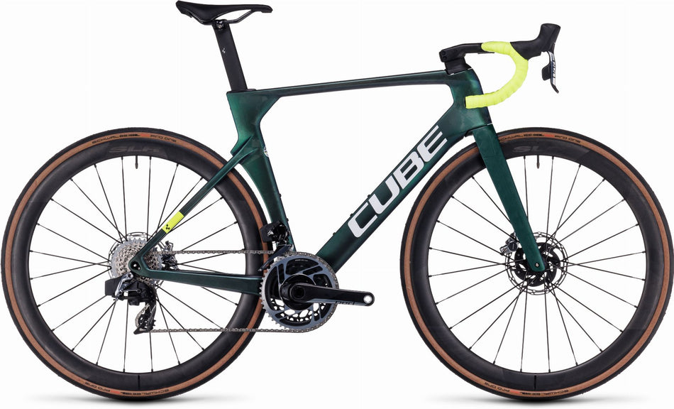 Cube Litening AERO C:68X SLX Rennrad Diamant 28" goblin´n´yellow