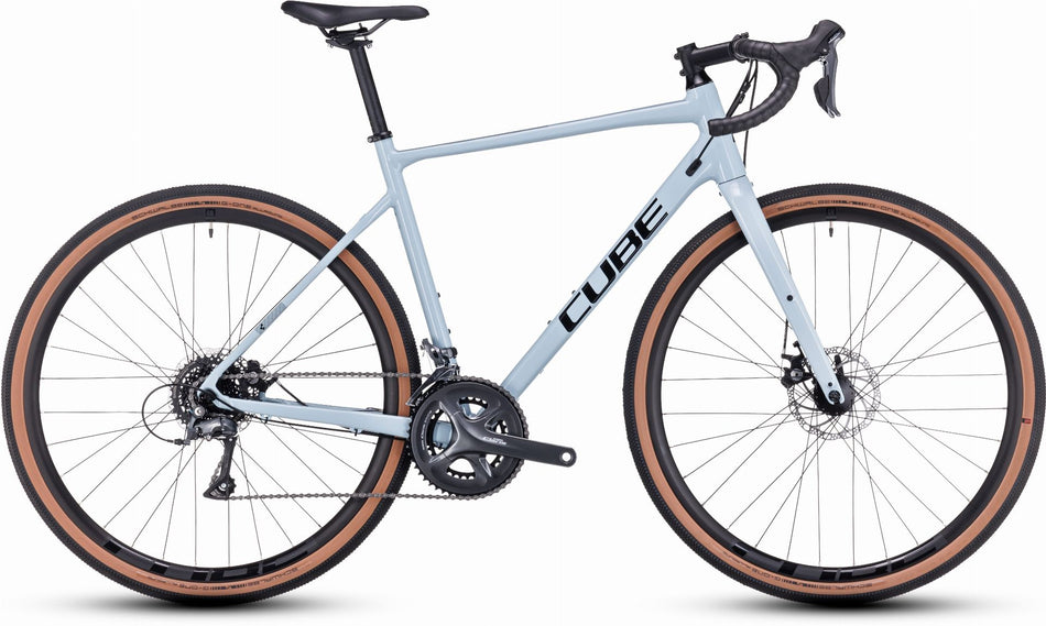 Cube Nuroad Gravelbike Diamant 28" skygrey´n´black