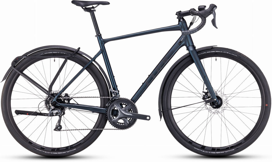 Cube Nuroad FE Gravelbike Diamant 28" deepblue´n´metalgrey