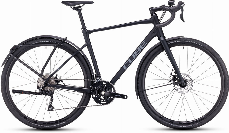 Cube Nuroad Pro FE Gravelbike Diamant 28" metalblack´n´grey