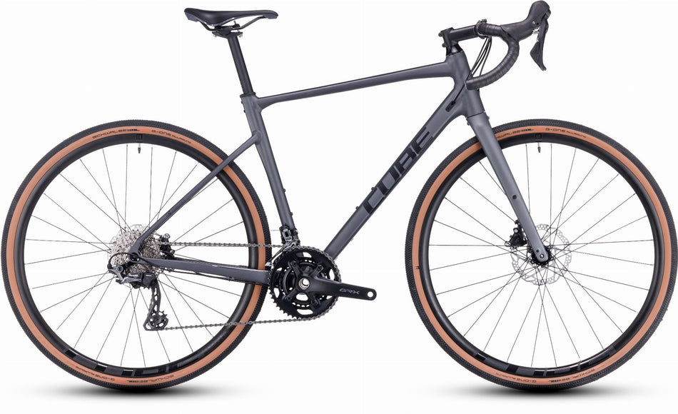 Cube Nuroad Race Gravelbike Diamant 28" grey´n´black