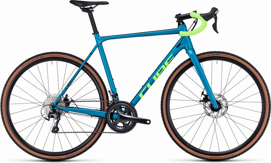 Cube Cross Race Cyclocross Rad Diamant 28" flashpetrol´n´green
