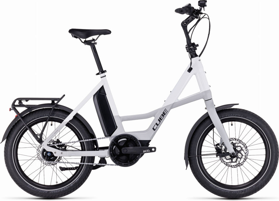 Cube Compact Hybrid 500 Wh E-Kompaktrad 20" grey´n´white one size