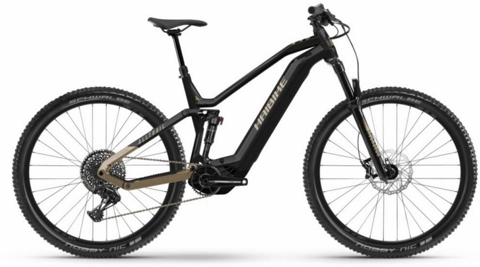 Haibike AllTrail 7 630 Wh E-Bike Fully 29" gloss metal caramel black