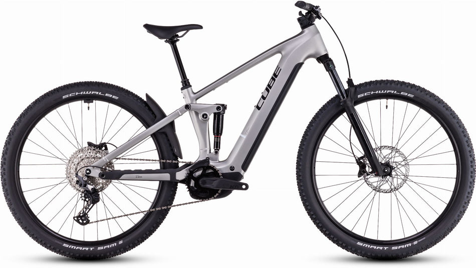 Cube Stereo Hybrid One22 Race 800 Wh E-Bike Fully silver´n´black