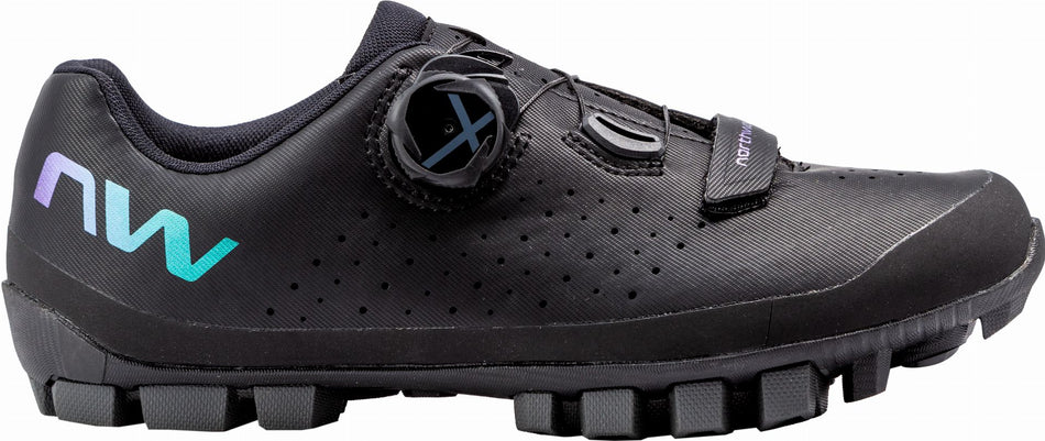 B-Ware - Northwave Hammer Plus Woman MTB-Schuhe black/iridescent (Gebrauchtware)