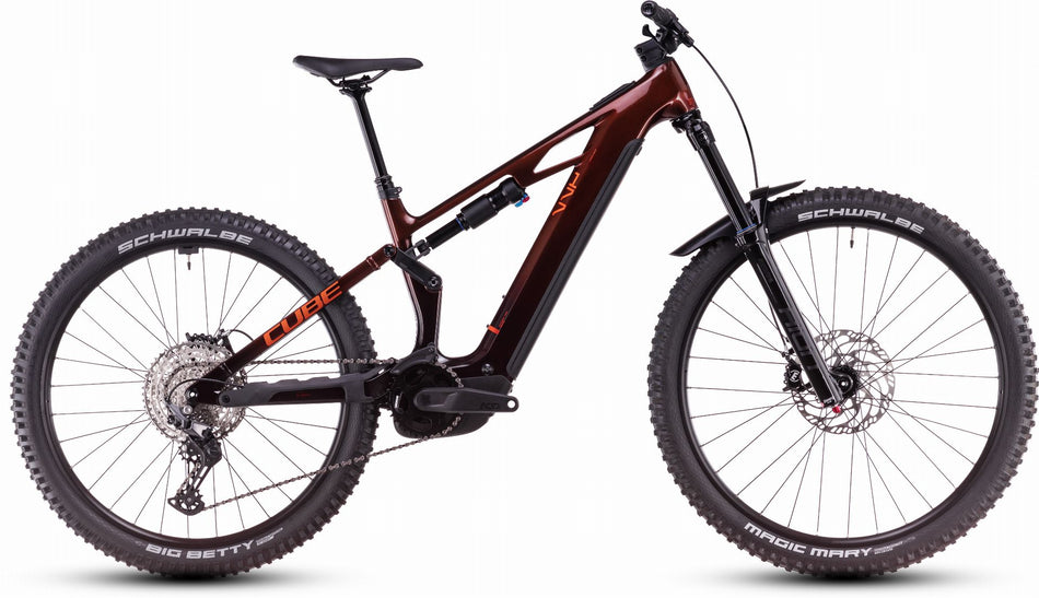 Cube Stereo Hybrid One77 HPC Race 800 Wh E-Bike Fully 29"/27,5" liquidorange´n´orange