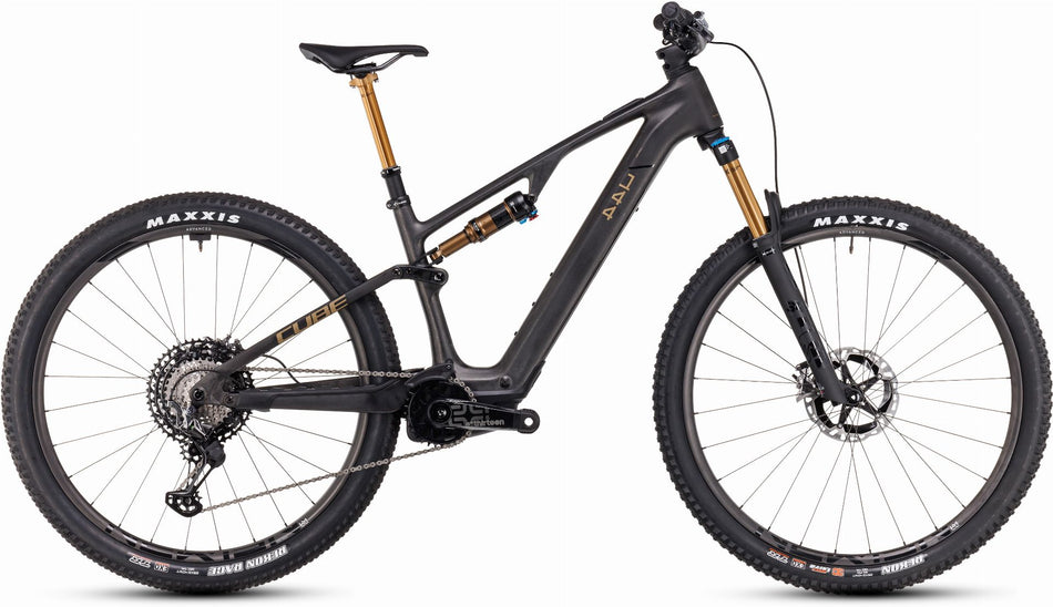 Cube AMS Hybrid One44 C:68X SLT 400 Wh E-Bike Fully 29" carbon´n´golddust