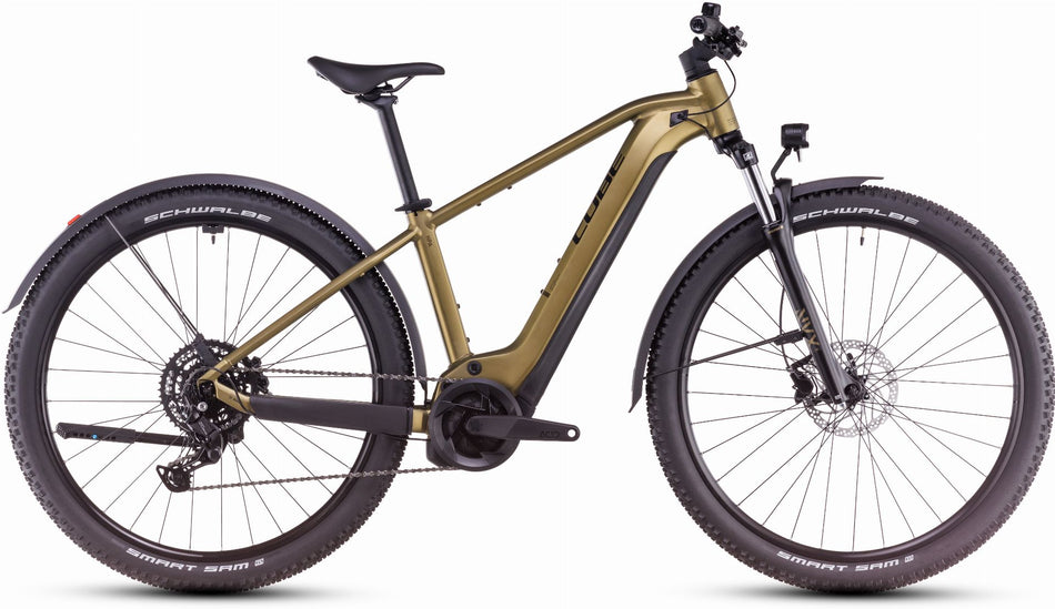 Cube Reaction Hybrid Performance 625 Wh Allroad E-Bike Hardtail Diamant goldenlime´n´black