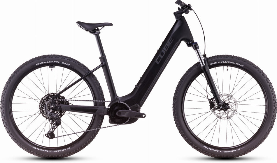 Cube Reaction Hybrid One 800 Wh E-Bike Hardtail Easy Entry 27,5" blackline
