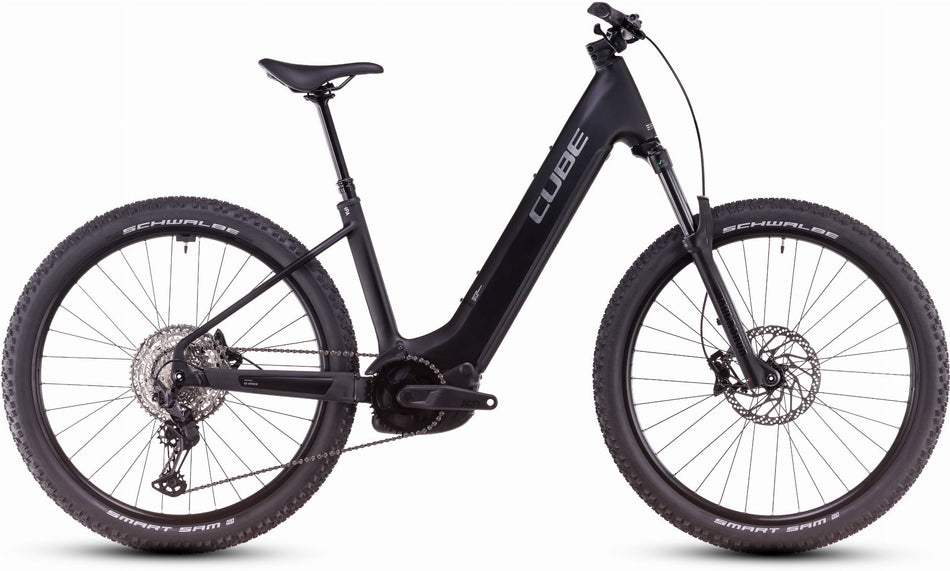 Cube Reaction Hybrid Race 800 Wh E-Bike Hardtail Easy Entry 27,5" black´n´metal