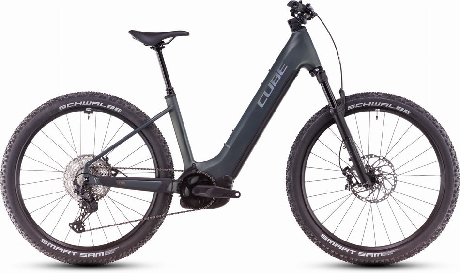Cube Reaction Hybrid SLX 800 Wh E-Bike Hardtail Easy Entry 27,5" sagebrushgreen´n´prism