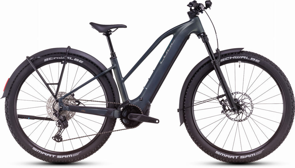 Cube Reaction Hybrid SLX Allroad 800 Wh E-Bike Hardtail Trapeze sagebrushgreen´n´prism