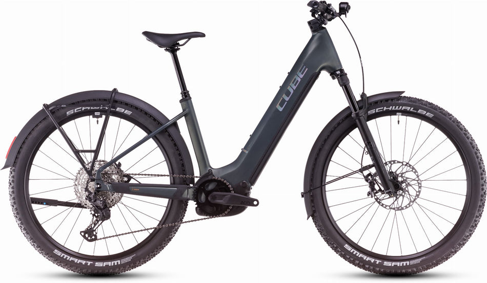 Cube Reaction Hybrid SLX Allroad 800 Wh E-Bike Hardtail Easy Entry 27,5" sagebrushgreen´n´prism