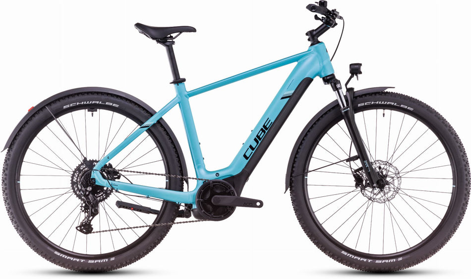 Cube Nuride Hybrid Performance 625 Wh Allroad E-Bike Diamant 28" swimmingpool´n´black