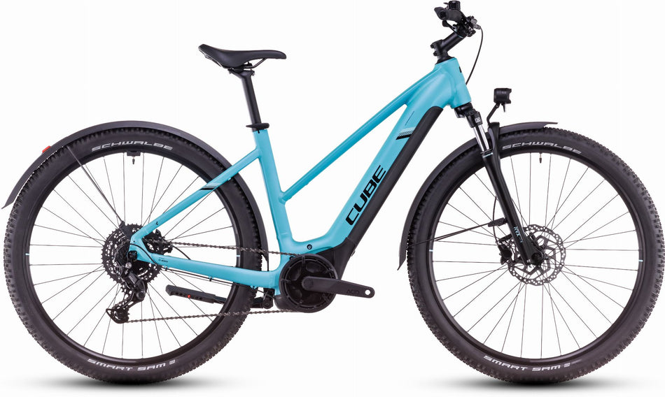 Cube Nuride Hybrid Performance 625 Wh Allroad E-Bike Trapeze 28" swimmingpool´n´black