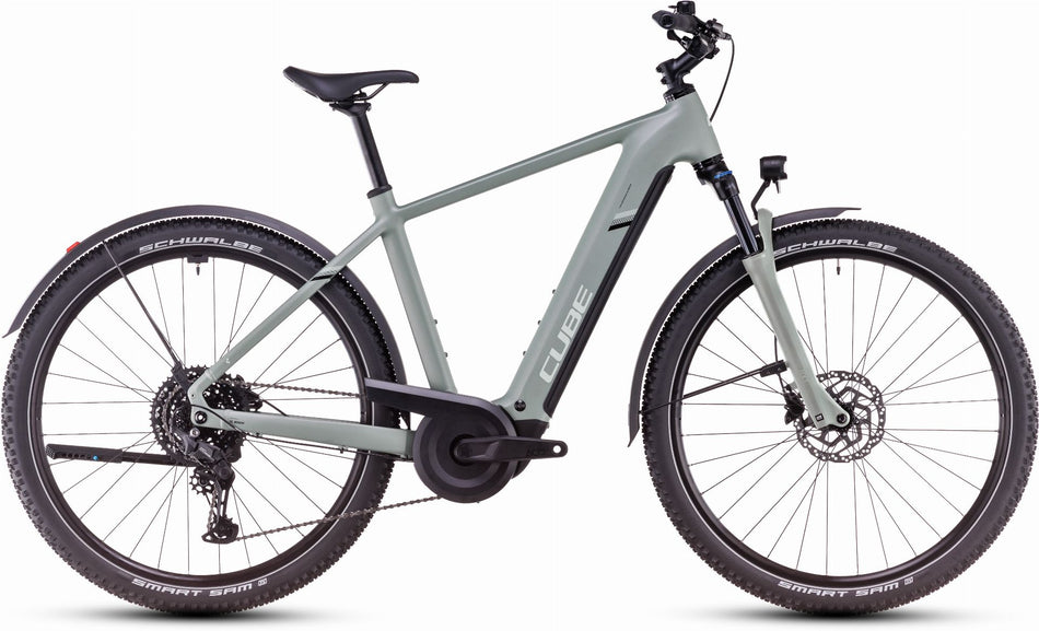 Cube Nuride Hybrid Pro Allroad 800 Wh E-Bike Diamant 28" pistachio´n´stonegrey