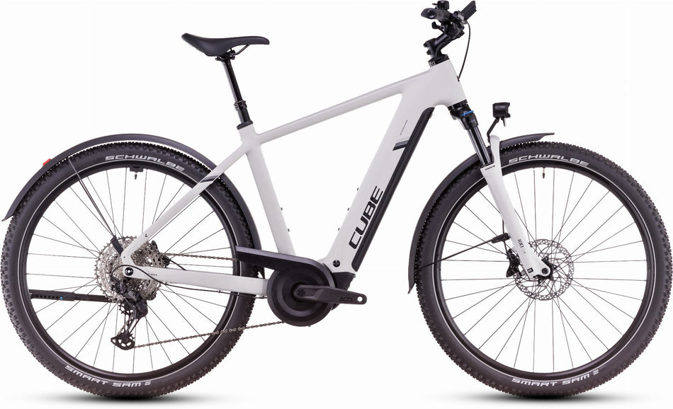 Cube Nuride Hybrid EXC Allroad 800 Wh E-Bike Diamant 28" cotton´n´silver
