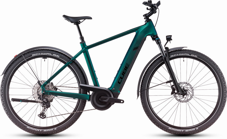 Cube Nuride Hybrid EXC Allroad 800 Wh E-Bike Diamant 28" goblin´n´black