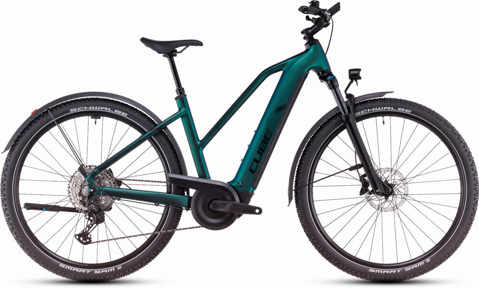 Cube Nuride Hybrid EXC Allroad 800 Wh E-Bike Trapeze 28" goblin´n´black