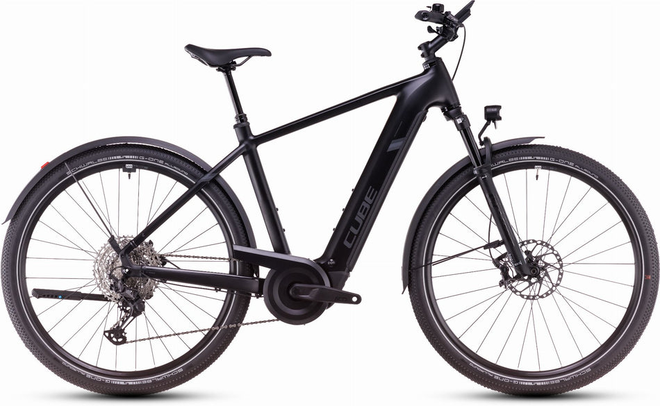 Cube Nuride Hybrid SLX Allroad 800 Wh E-Bike Diamant 28" black´n´reflect