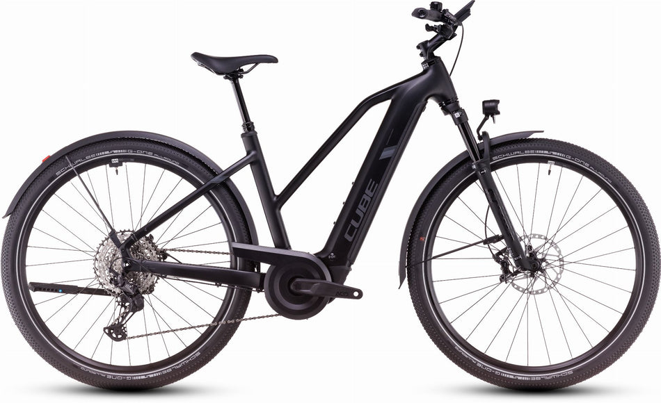 Cube Nuride Hybrid SLX Allroad 800 Wh E-Bike Trapeze 28" black´n´reflect