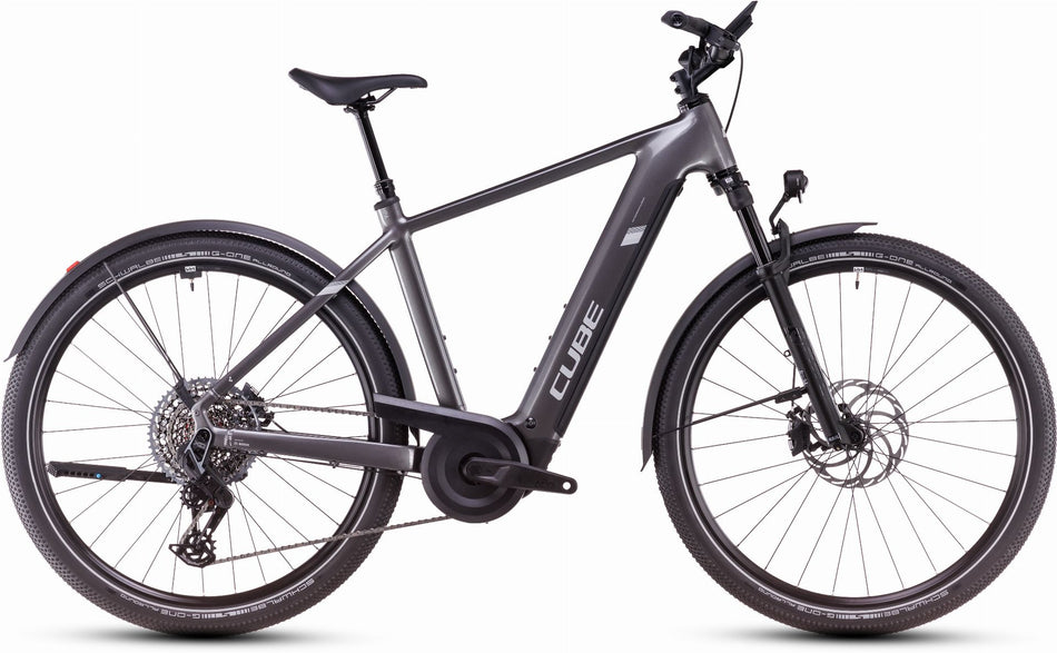 Cube Nuride Hybrid SLT Allroad 800 Wh E-Bike Diamant 28" graphite´n´fossil