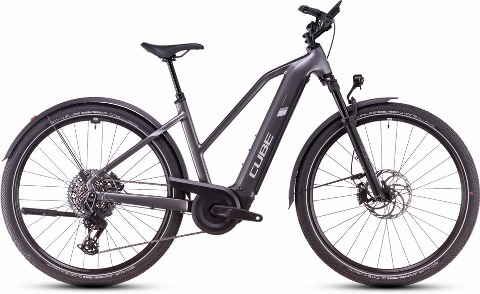 Cube Nuride Hybrid SLT Allroad 800 Wh E-Bike Trapeze 28" graphite´n´fossil