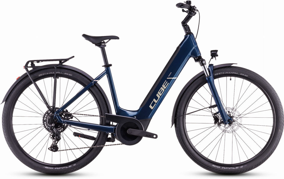 Cube Touring Hybrid One 625 Wh E-Bike Easy Entry 28" deepsea´n´chrome