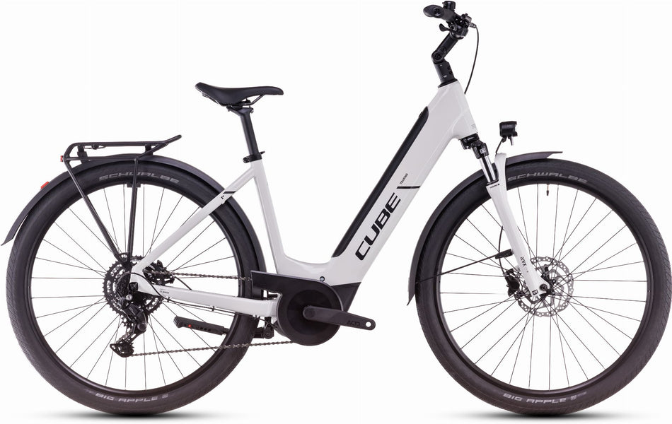 Cube Touring Hybrid One 625 Wh E-Bike Easy Entry 28" cotton´n´black
