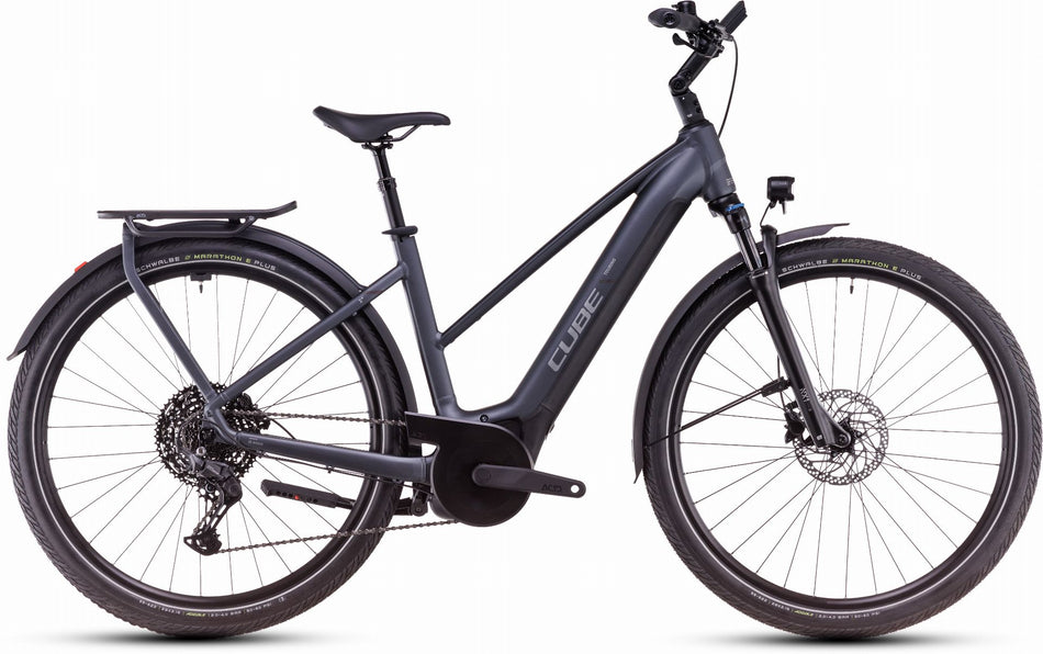 Cube Touring Hybrid Pro 625 Wh E-Bike Trapeze 28" metallicgrey´n´chrome