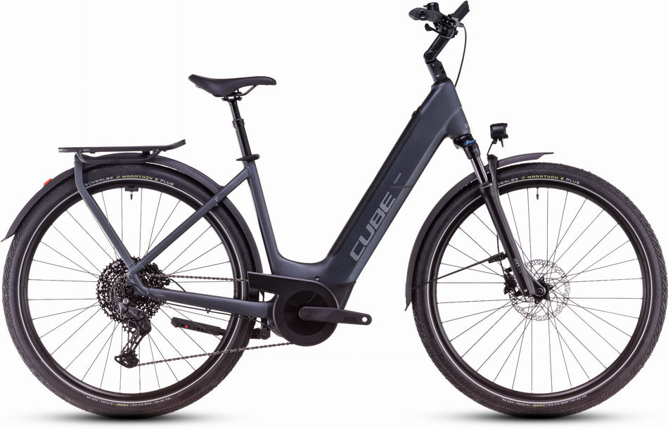 Cube Touring Hybrid Pro 625 Wh E-Bike Easy Entry 28" metallicgrey´n´chrome