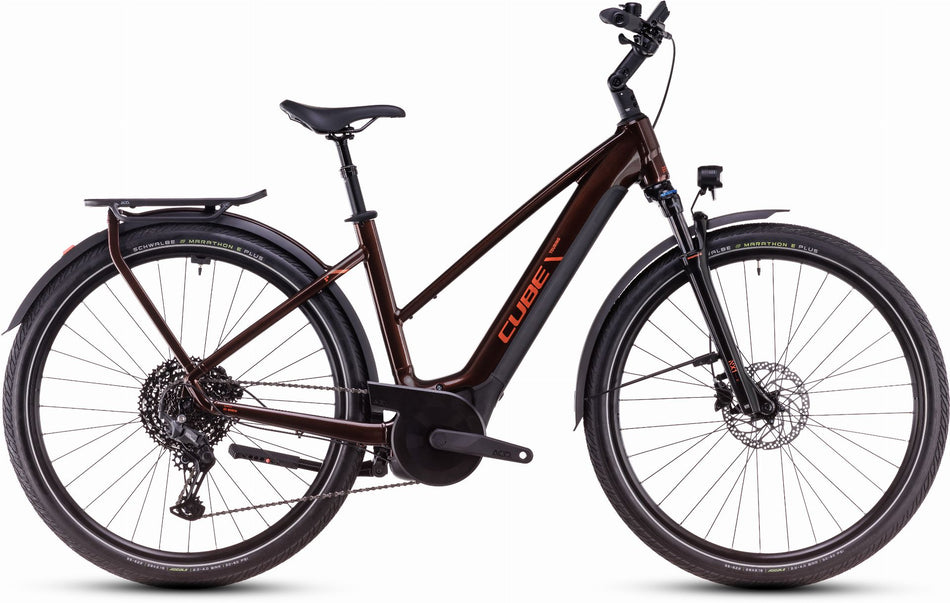 Cube Touring Hybrid Pro 625 Wh E-Bike Trapeze 28" cinnamon´n´orange