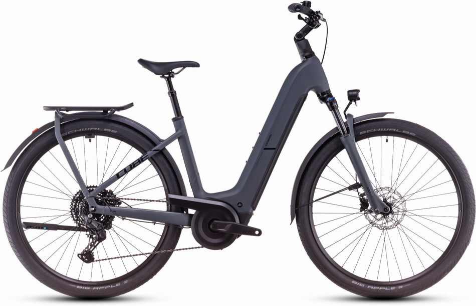 Cube Kathmandu Hybrid One 800 Wh E-Bike Easy Entry 28" shadowgrey´n´black