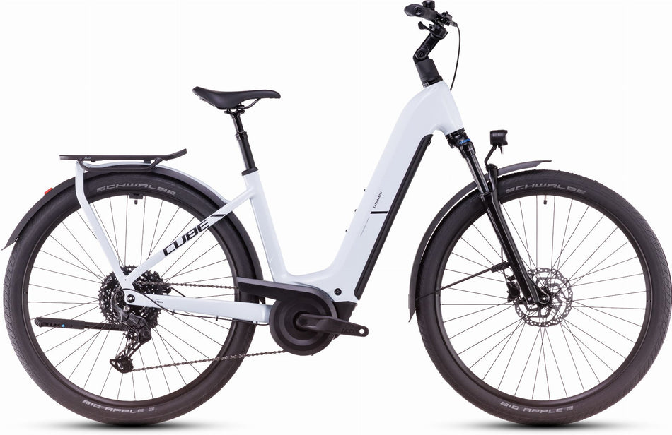 Cube Kathmandu Hybrid One 600 Wh E-Bike Easy Entry 28" polarwhite´n´black