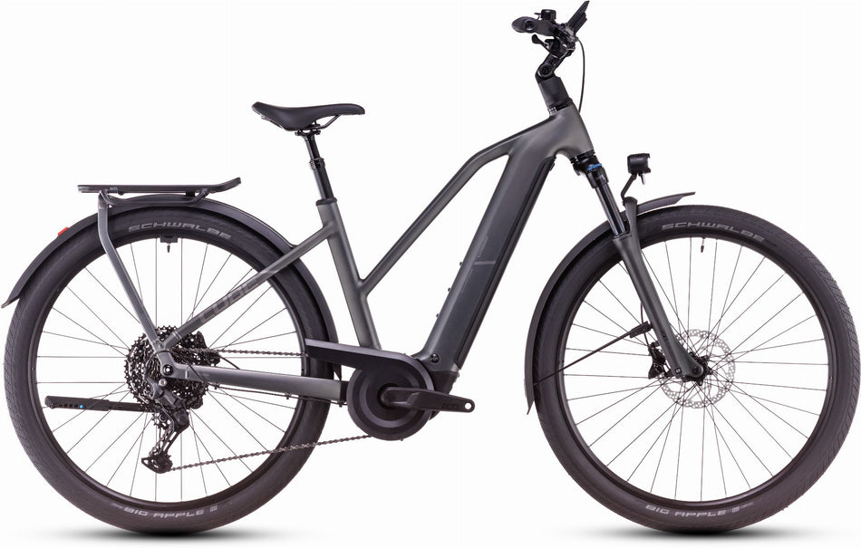 Cube Kathmandu Hybrid Pro 800 Wh E-Bike Trapeze 28" slapgrey´n´chrome