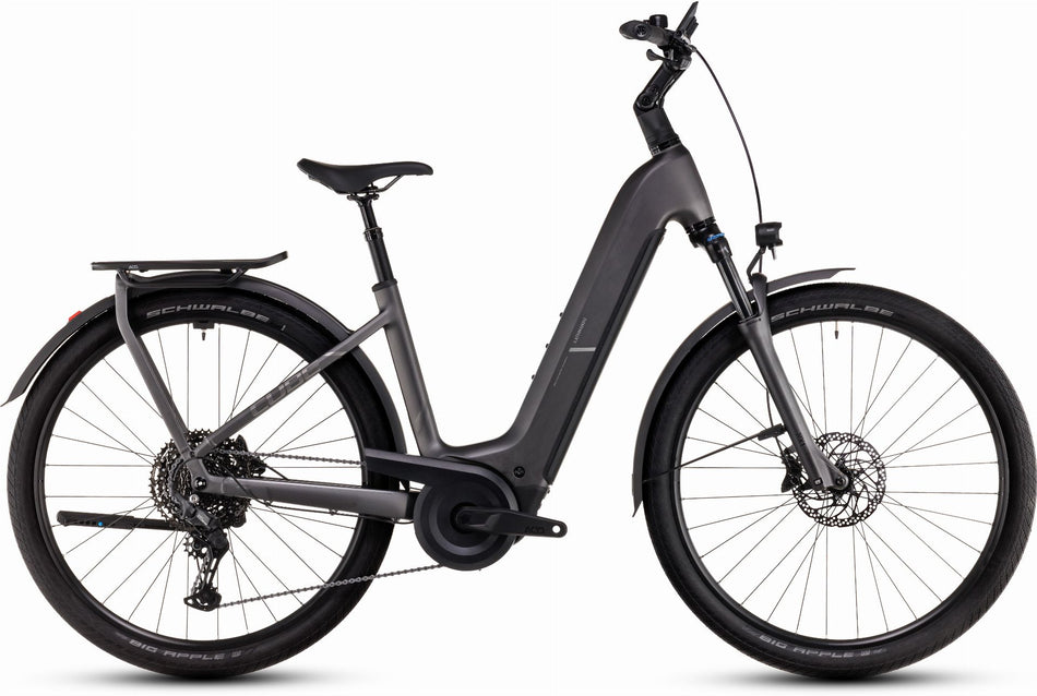 Cube Kathmandu Hybrid Pro 800 Wh E-Bike Easy Entry 28" slapgrey´n´chrome